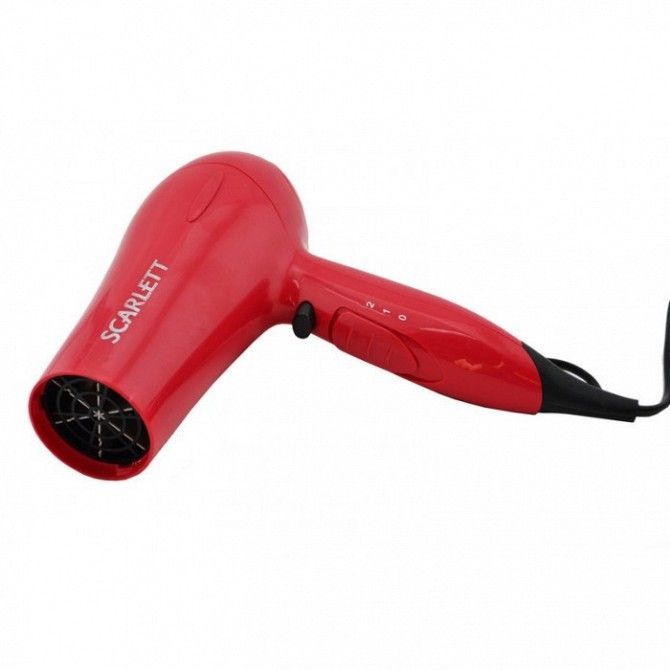 Фен для волос Scarlett SC-1072 1600W С Диффузором Красный Київ - изображение 1