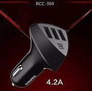 АЗУ авто зарядное 3 юсб 4.2 А - Remax RCC-304 Alien 3 USB car charger Київ