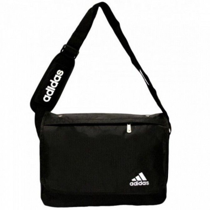 Сумка через плечо Adidas 8931 Размер 34x27x8 Чёрная Киев - изображение 1