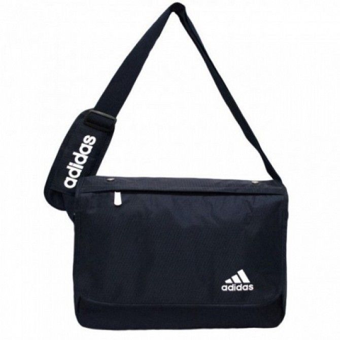 Сумка через плечо Adidas 8931 Размер 34x27x8 Синяя Київ - изображение 1