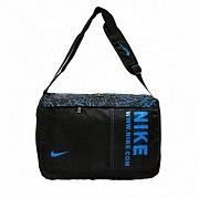 Сумка через плечо Nike 8936 3 Цвета (Размеры 34x27x8) Чёрный с Синим Киев