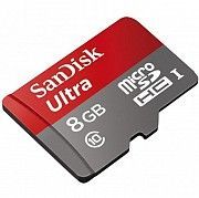 Карта памяти SanDisk Ultra microSD HC UHS-I 8GB Class 10 + SD adapter Киев