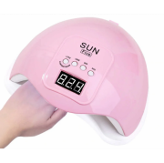 УФ лампа для гель-лака SUN Five LED UV Lamp 48 W для полимеризации, наращивания ногтей USB Розовая Кривой Рог