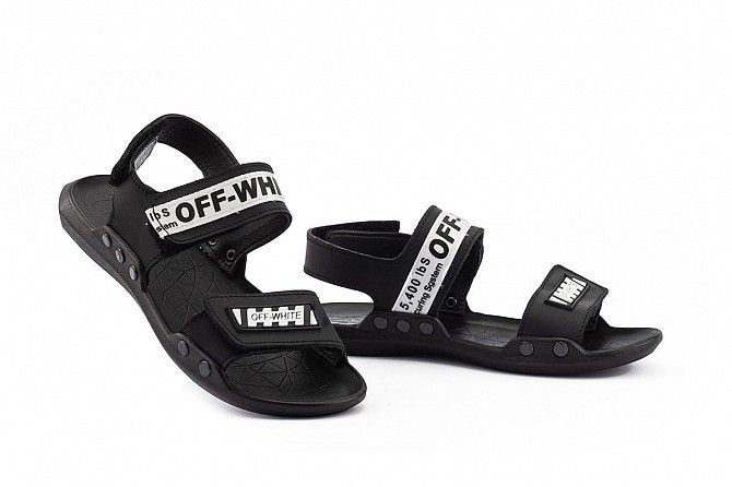 Детские босоножки кожаные летние черные CrosSAV Boy 222 Black Мелитополь - изображение 1