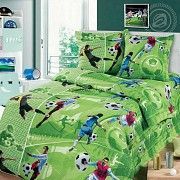 ✔Постельное белье для мальчика футбол Форвард, мяч, ворота, стадион Размер Кроватка Днепр