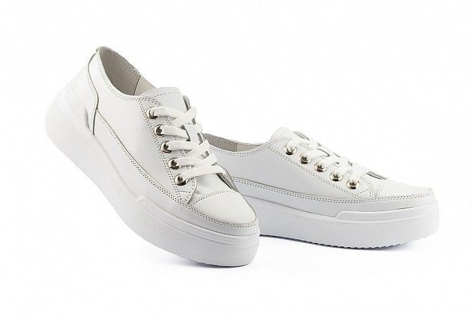 Женские кеды кожаные весна/осень белые Brand All Star 151 Мелитополь - изображение 1