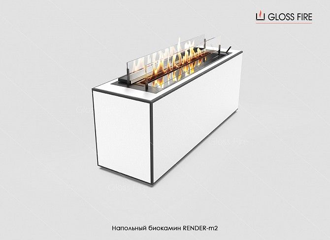 Підлоговий біокамін Render 900-m2 Gloss Fire Харьков - изображение 1