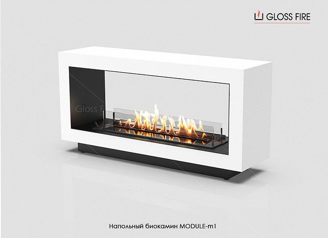 Підлоговий біокамін Module 1200-m1 Gloss Fire Харьков - изображение 1