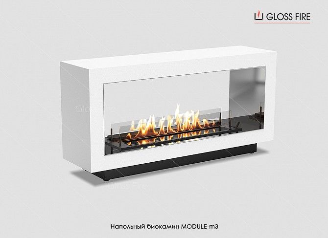 Підлоговий біокамін Module 1200-m3 Gloss Fire Харьков - изображение 1