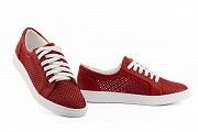 Женские кеды кожаные летние красные Yuves 590 Red Summer Мелитополь