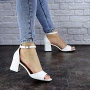 Женские босоножки белые Pansy 1820 Мелитополь
