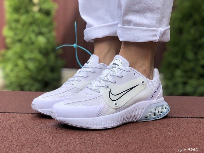 Женские кроссовки белые Run Flyknit 9362 Мелитополь - изображение 1