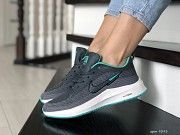 Женские кроссовки серые с белым Flyknit Lunar 9393 Мелитополь