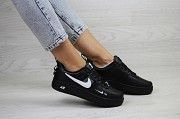 Женские кроссовки черные Air Force 1 8097 Мелитополь