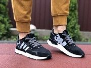 Женские кроссовки черные с белым Boost 3M 9445 Мелитополь