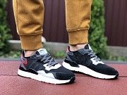 Женские кроссовки черные с белым и серым Boost 3M 9440 Мелитополь