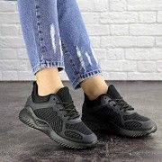 Женские летние черные кроссовки Coaco 1661 (38 размер) Мелитополь