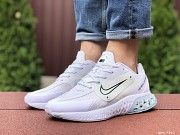 Мужские кроссовки белые Run Flyknit 9361 Мелитополь