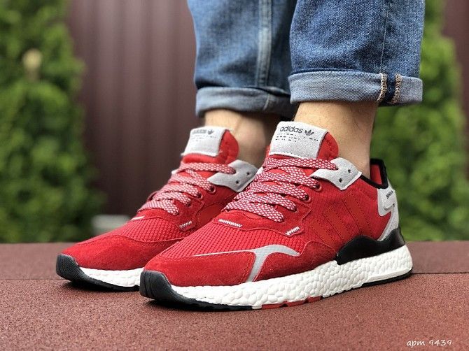 Мужские кроссовки красные Boost 3M 9439 Мелитополь - изображение 1