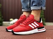 Мужские кроссовки красные с белым Zx 500 Rm 9368 Мелитополь