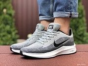 Мужские кроссовки светло серые с белым Flyknit Lunar 9388 Мелитополь
