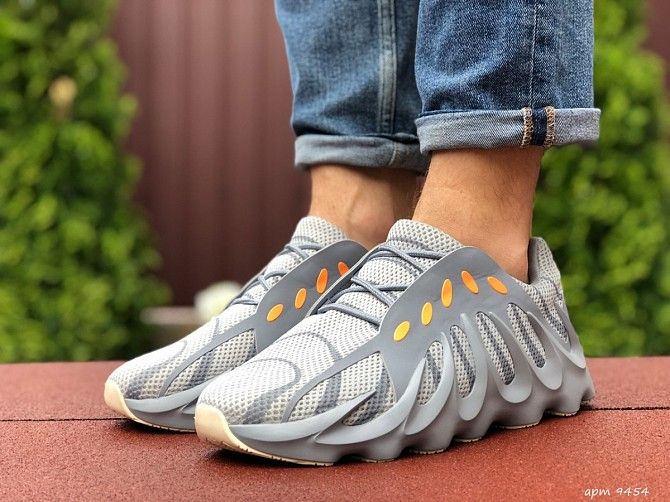 Мужские кроссовки серые Yeezy 9454 Мелитополь - изображение 1