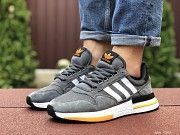 Мужские кроссовки серые с белым Zx 500 Rm 9363 Мелитополь