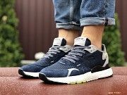 Мужские кроссовки темно синие с белым Boost 3M 9430 Мелитополь
