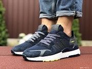 Мужские кроссовки темно синие с белым Jogger Boost 9372 Мелитополь
