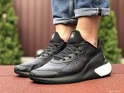 Мужские кроссовки черные с белым Alphaboost 9378 Мелитополь