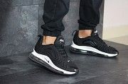 Мужские кроссовки черные с белым Air Max 720 8246 Мелитополь