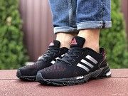 Мужские кроссовки черные с красным Marathon 9459 Мелитополь