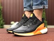 Мужские кроссовки черные с оранжевым Alphaboost 9376 Мелитополь