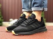 Мужские кроссовки черные с оранжевым Zx 500 Rm 9366 Мелитополь