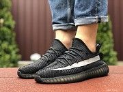 Мужские кроссовки черные с серым Boost 9417 Мелитополь
