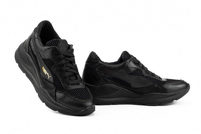 Женские кроссовки кожаные летние черные Yuves 778 Black Сетка Мелитополь - изображение 1