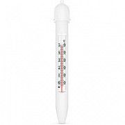 Термометр для воды, стеклянный в пластиковом корпусе. Диапазон измерения: 0…+50°С Запорожье
