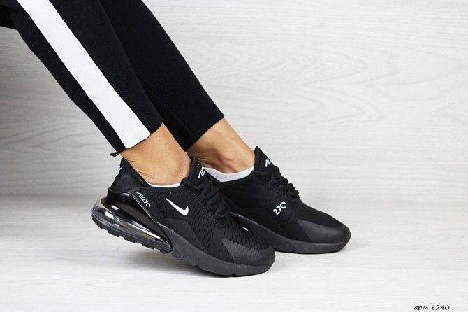 Женские кроссовки черные Air Max 270 8240 Мелитополь - изображение 1