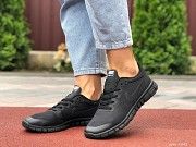 Женские кроссовки черные Run 9542 Мелитополь