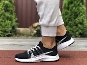 Женские кроссовки черные с белым Zoom 9597 Мелитополь