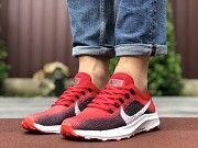 Мужские кроссовки красные с темно синим Zoom 9586 Мелитополь
