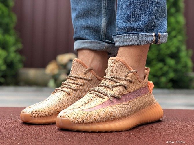 Мужские кроссовки светло коралловые Boost 9556 Мелитополь - изображение 1