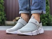 Мужские кроссовки светло серые с белым Running 9573 Мелитополь