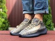 Мужские кроссовки серые с бежевым и черным Boost 9512 Мелитополь