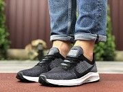 Мужские кроссовки серые с черным и белым Zoom 9584 Мелитополь
