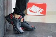 Мужские кроссовки темно синие с красным Air Max Tn 8299 Мелитополь