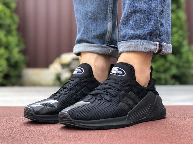 Мужские кроссовки черные Climacool 9531 Мелитополь - изображение 1