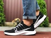 Мужские кроссовки черные с белым Zoom 9583 Мелитополь
