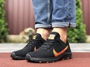 Мужские кроссовки черные с оранжевым Zoom 9585 Мелитополь