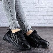 Женские кроссовки летние черные Bro 1999 (37 размер) Мелитополь